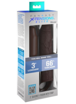 3" Silicone X-tension with Strap